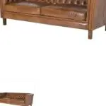 Vintage Leather Buttoned Back 3 Seater Sofa