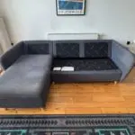 House by John Lewis Arlo LHF Chaise End Sofa Bed, Light Leg, Erin Midnight
