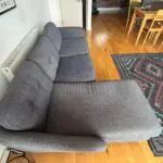 House by John Lewis Arlo LHF Chaise End Sofa Bed, Light Leg, Erin Midnight