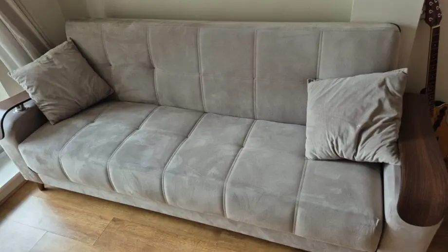 Grey 3 seater sofa bed