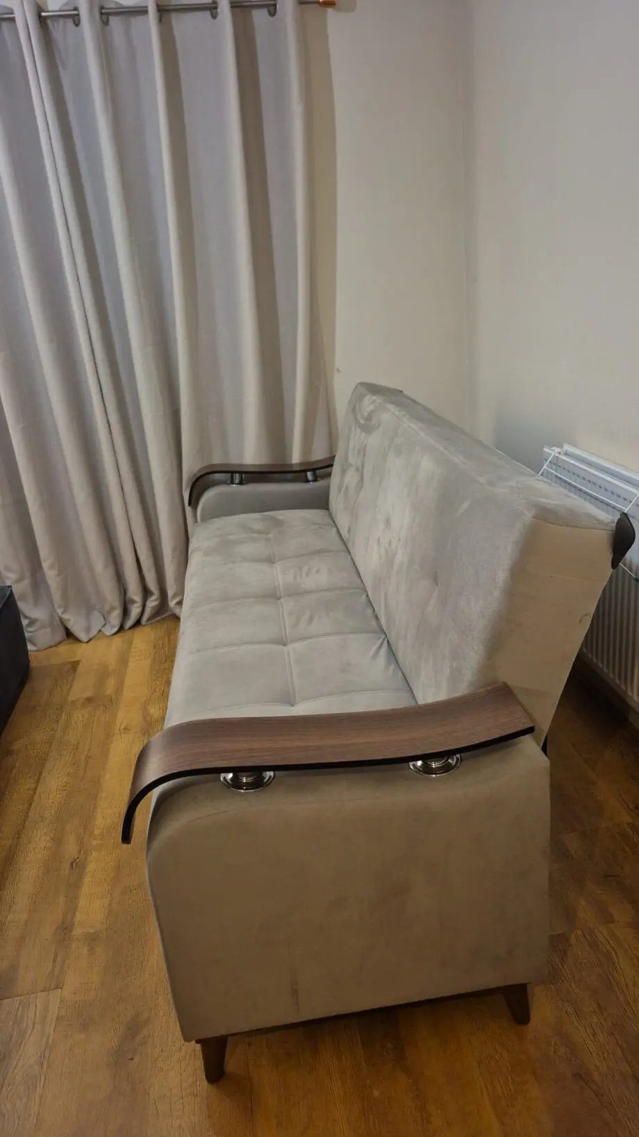 Grey 3 seater sofa bed