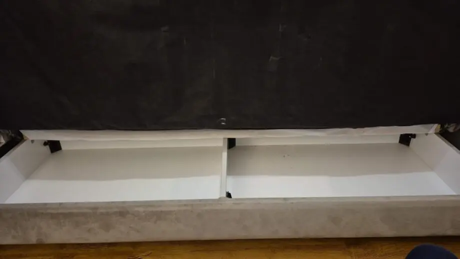 Grey 3 seater sofa bed