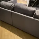Amazon Brand Grey L-Shaped Corner Sofa with Right Side Chaise and Pull Out Sofa Bed