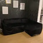 Amazon Brand Grey L-Shaped Corner Sofa with Right Side Chaise and Pull Out Sofa Bed