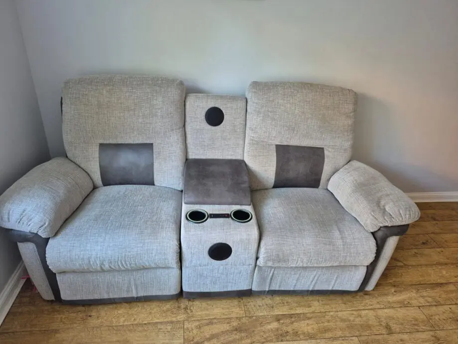SCS grey sofa recliner set