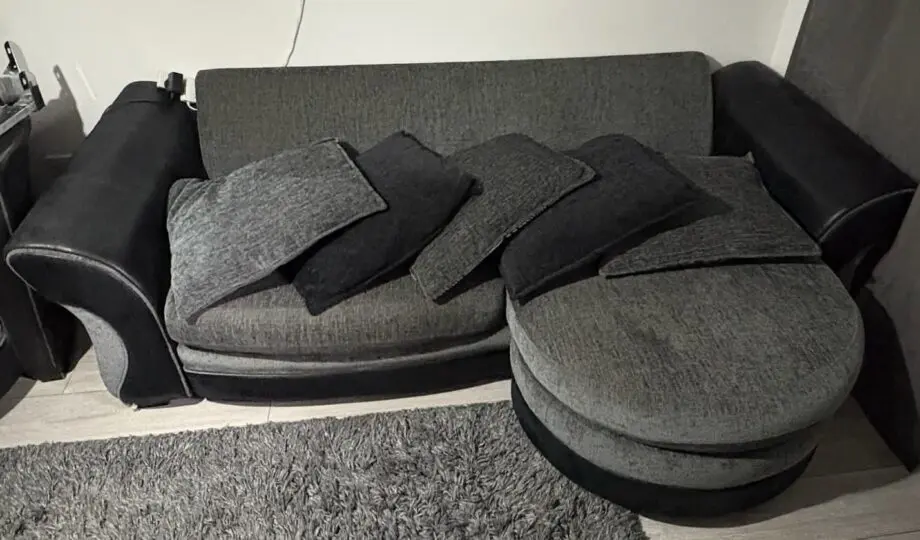Grey 3 seater DFS sofa
