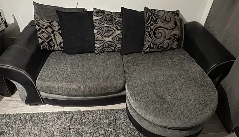 Grey 3 seater DFS sofa