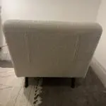MADE Haru single sofa bed, Faux Sheepskin