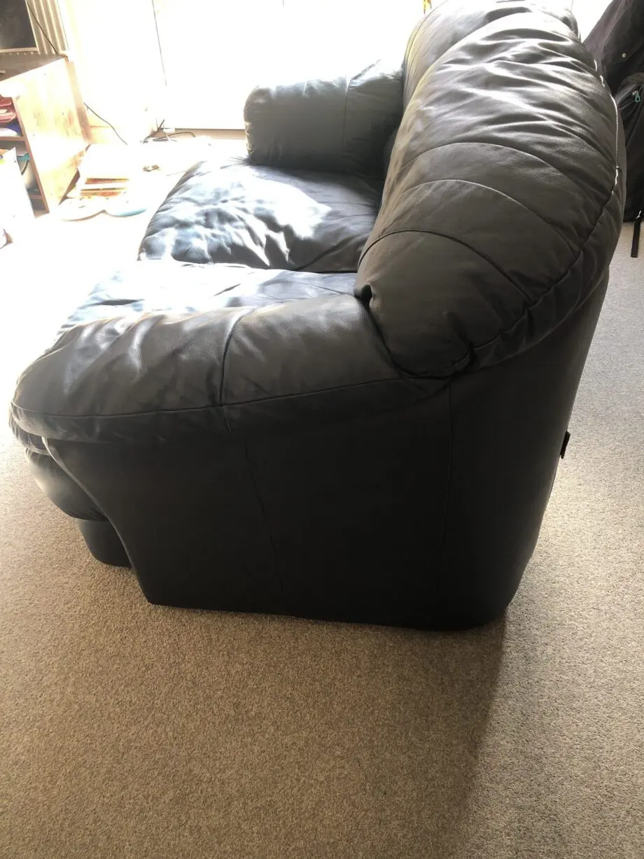 Blue 2 seater sofa X2