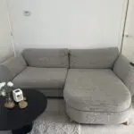 DFS grey 4 seat sofa lounger