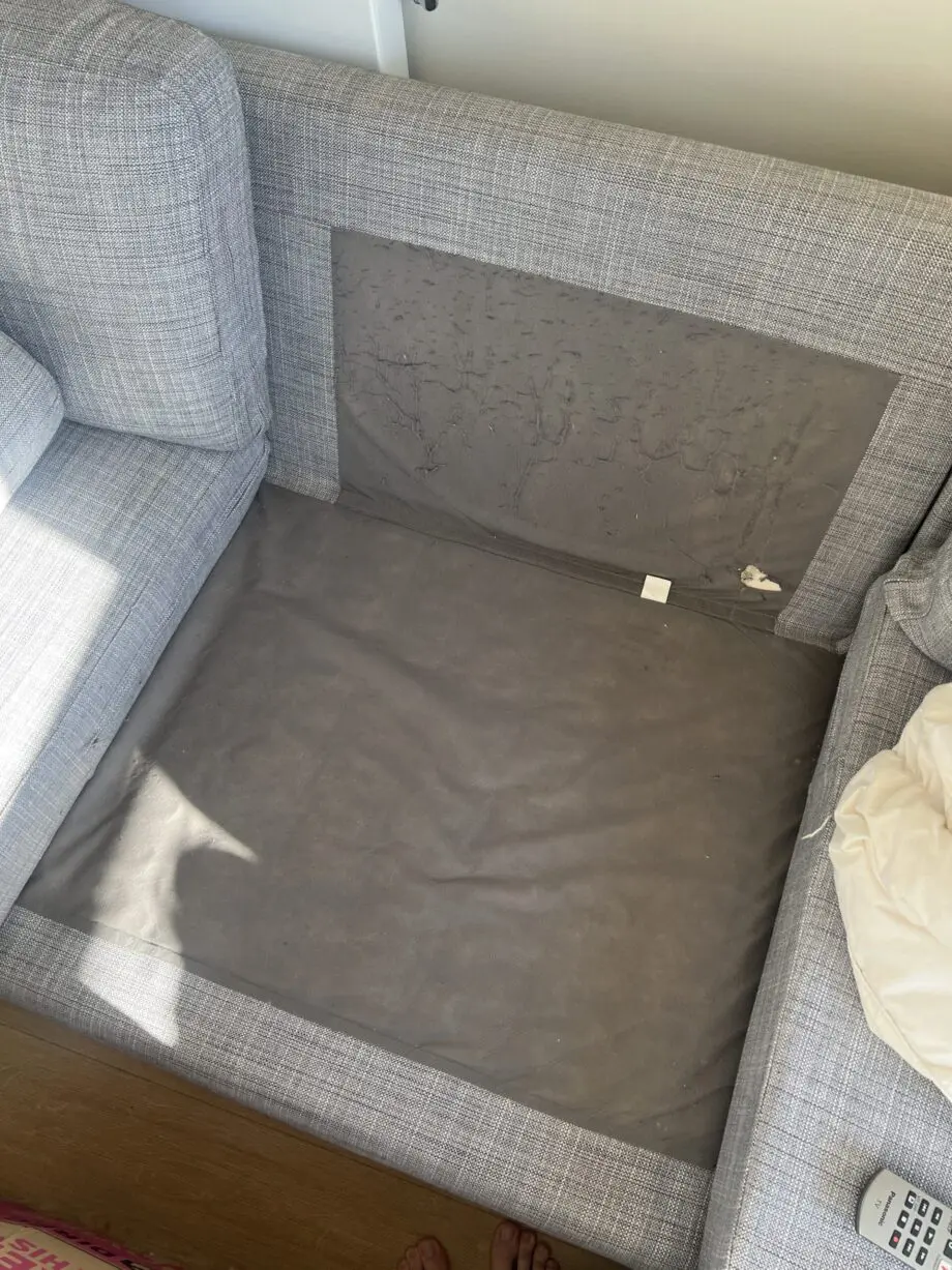 IKEA Karlstad L-Shaped (LH) Grey Corner Sofa