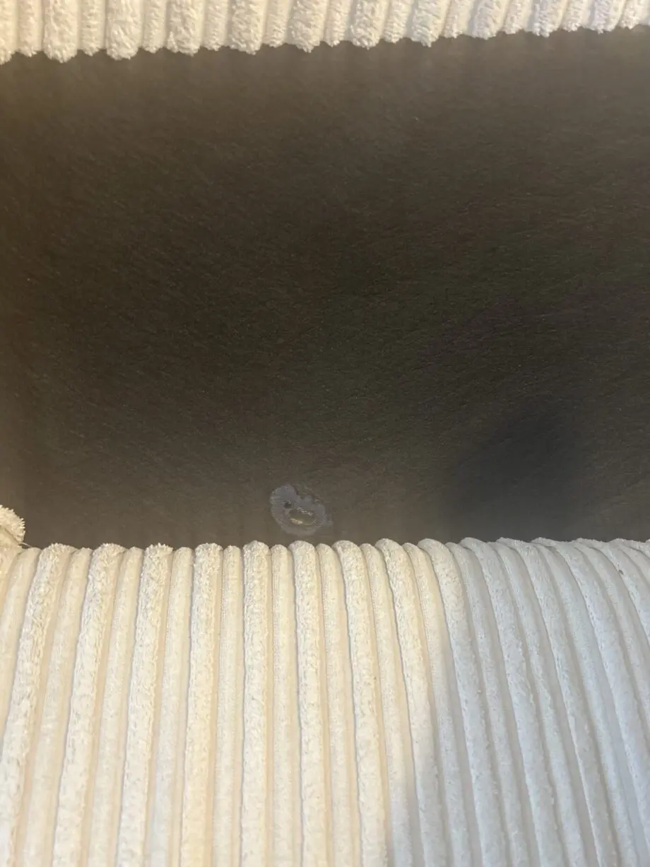 Beige 2 seater sofa