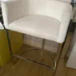 Chalk and Silver stools