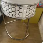 Chalk and Silver stools