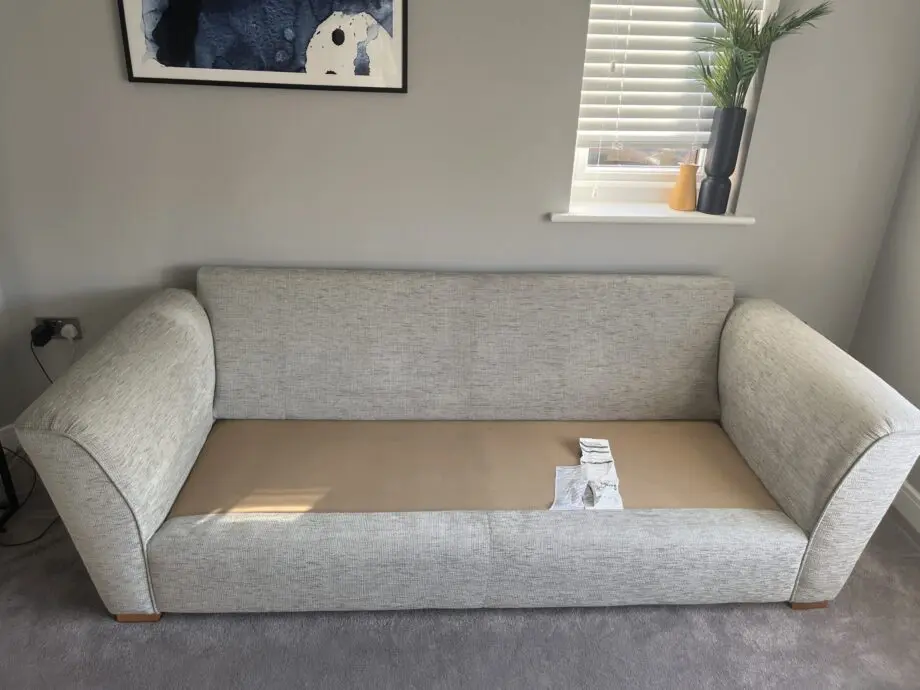 SCS ‘Walton’ sofa set comprising 4 seat sofa and loveseat/1.5 seat sofa.