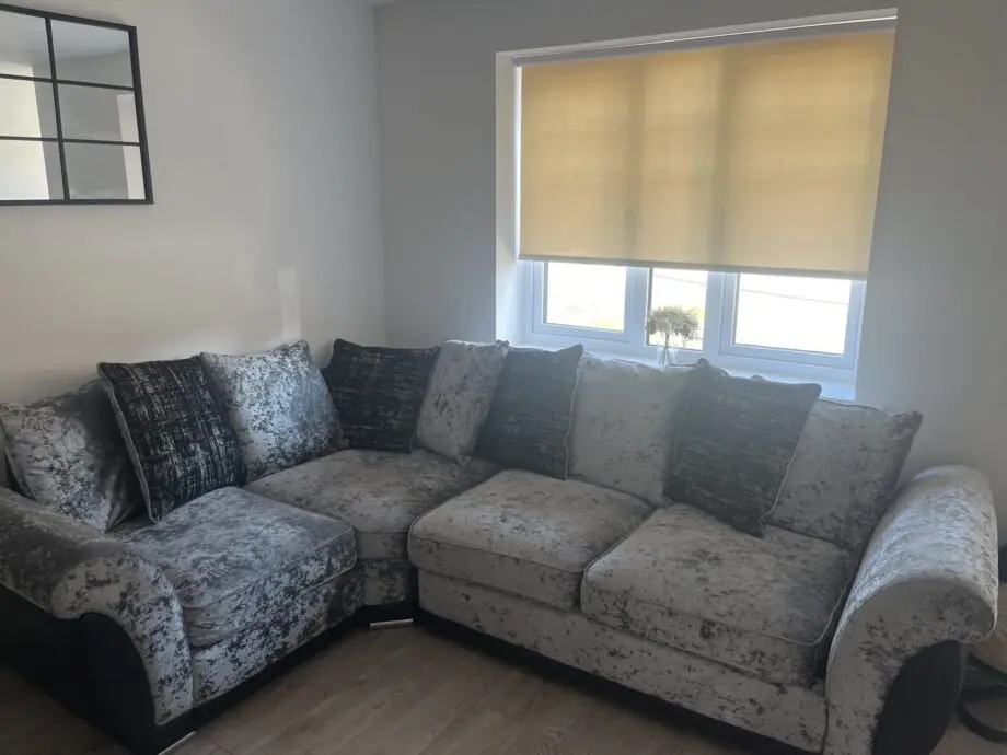 Littlewoods crushed velvet sofa