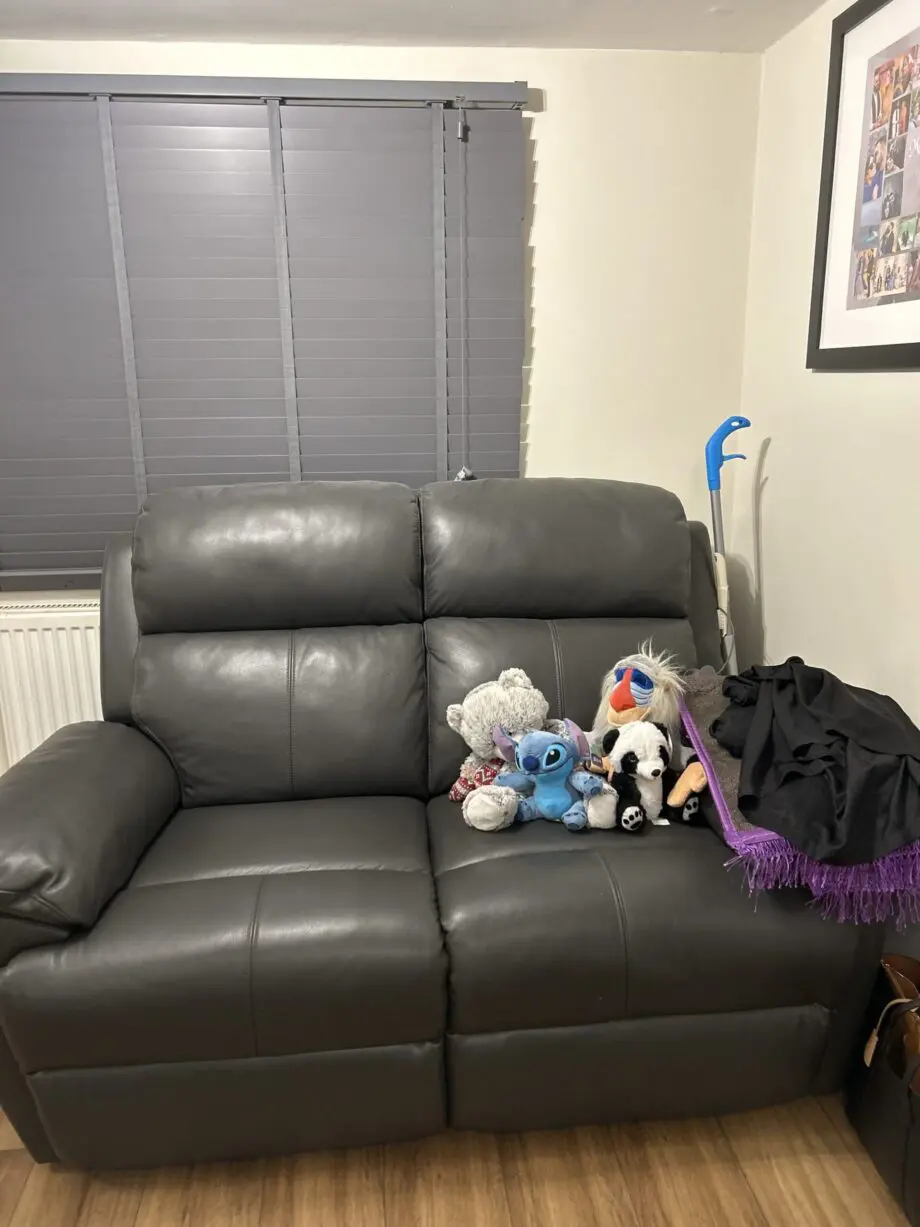Blair Recliner black sofa from Fabb furniture