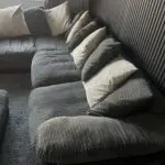 Harvey’s grey corner sofa