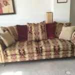 Newlyn from Christopher Pratts - 3-Seater + 2-Seater + Chair - Red and Gold