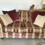 Newlyn from Christopher Pratts - 3-Seater + 2-Seater + Chair - Red and Gold