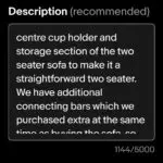 Furniture Village, Red Leather, Rocco, 2 seater sofa with central storage and cup holder and an Armchair.