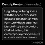 Furniture Village, Red Leather, Rocco, 2 seater sofa with central storage and cup holder and an Armchair.