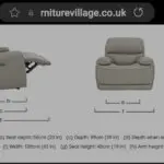 Furniture Village, Red Leather, Rocco, 2 seater sofa with central storage and cup holder and an Armchair.
