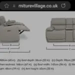 Furniture Village, Red Leather, Rocco, 2 seater sofa with central storage and cup holder and an Armchair.