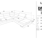 Dark Grey Corner Sofa