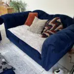 JOULES Velvet 4 Seater Sofa and 3 Seater Sofa