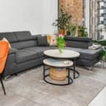 Dark Grey Corner Sofa