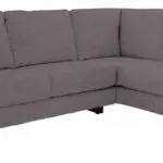 2 x Grey Bronby Right Hand Corner Sofas from Furniture VIllage, 3 yrs old, excellent condition as new, and storage footstool