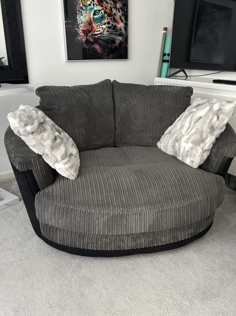 harveys Ashmore sofa and cuddle chair