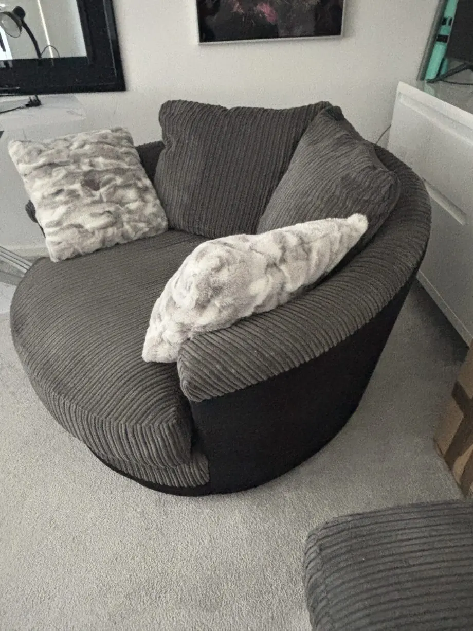 harveys Ashmore sofa and cuddle chair