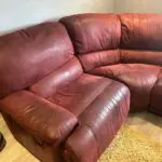 Modular 5 Seat Fabric Corner Sofa With Recliners