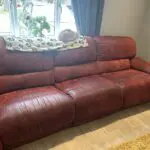 Modular 5 Seat Fabric Corner Sofa With Recliners