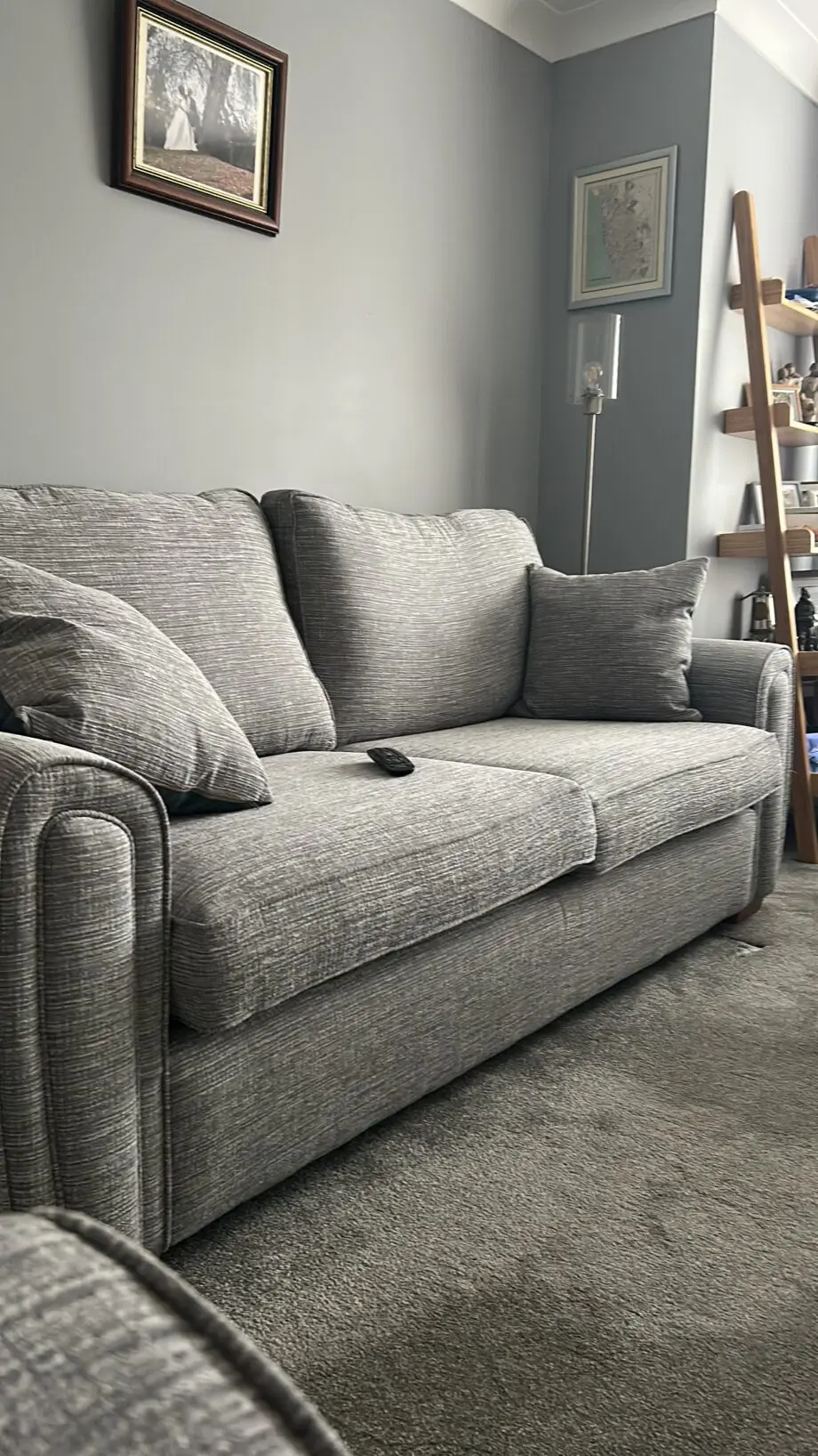 Barker & Stonehouse Grey Ocala Grand Sofa and 2 chairs