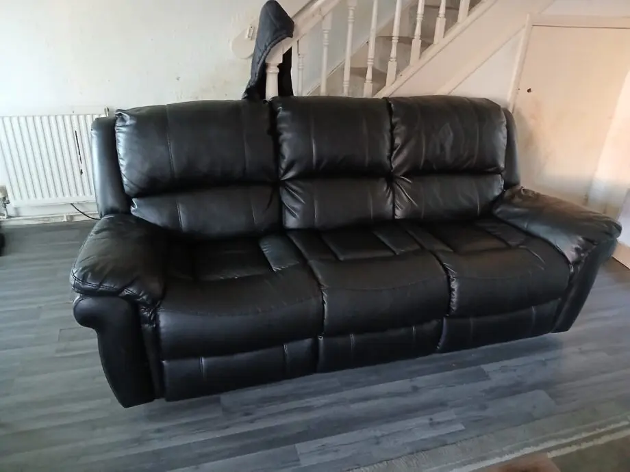 DFS BLACK NEW RECLINER SOFA SETS