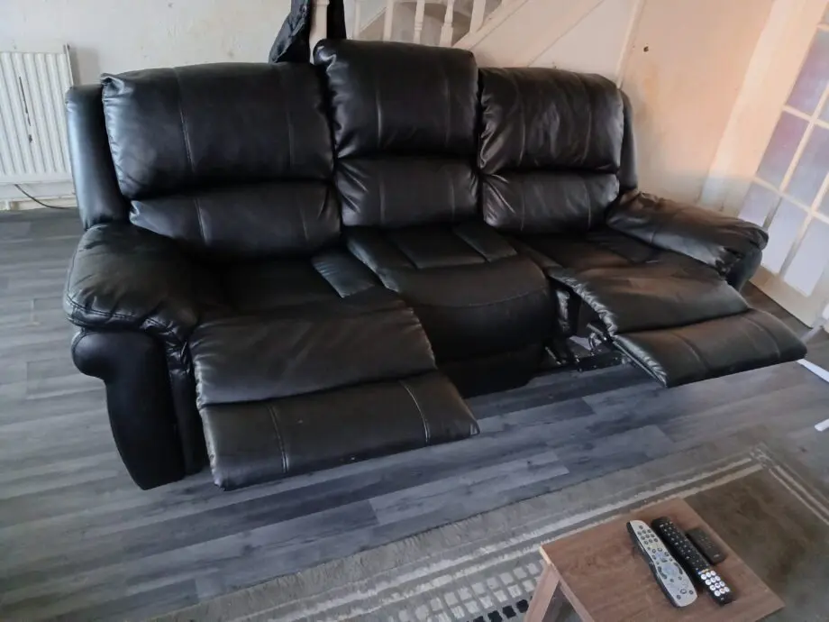 DFS BLACK NEW RECLINER SOFA SETS