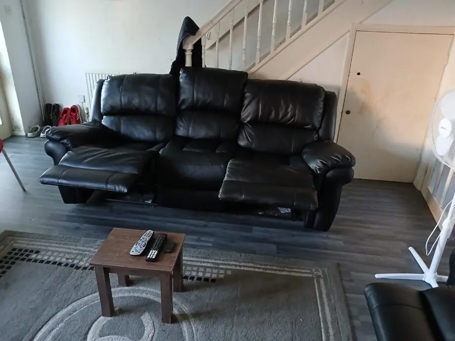DFS BLACK NEW RECLINER SOFA SETS