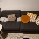 Grey sofa bespoke from France