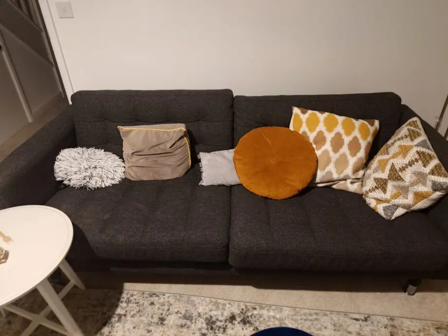 Grey sofa bespoke from France