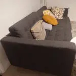 Grey sofa bespoke from France