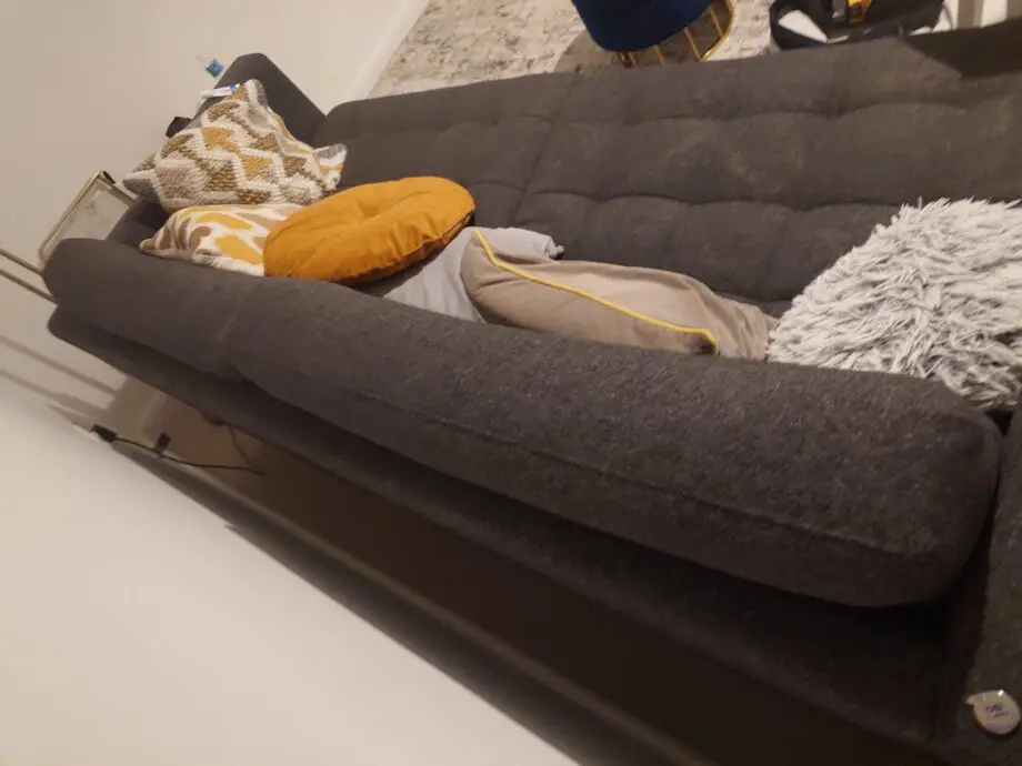 Grey sofa bespoke from France