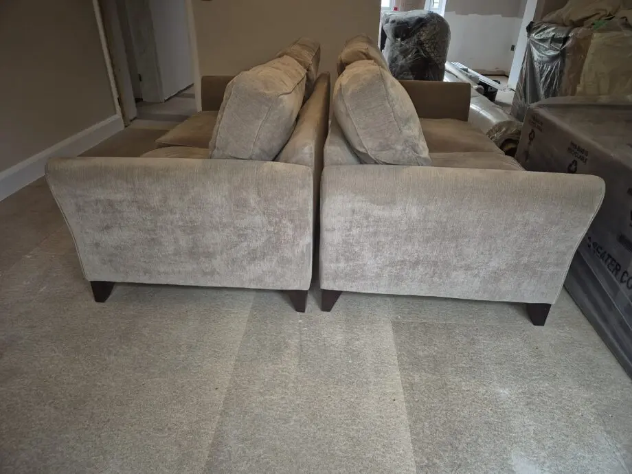 Debenhams fyfield taupe 2 x 3 seater sofas