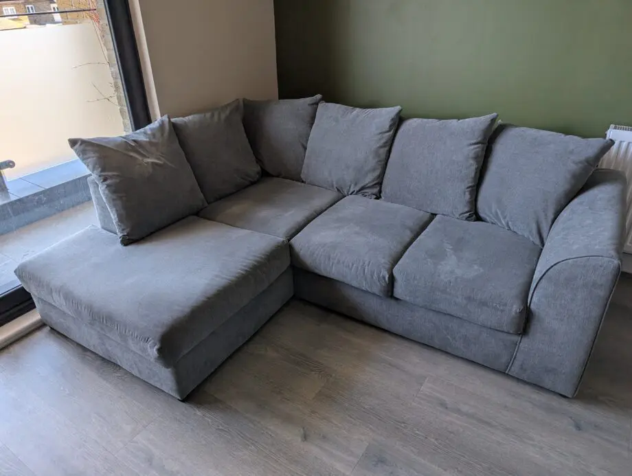 Sofa Club Grey Chelsea Relaxed Linen Left Corner Sofa