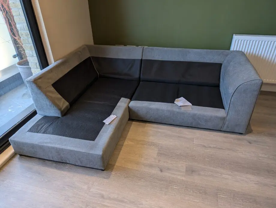 Sofa Club Grey Chelsea Relaxed Linen Left Corner Sofa
