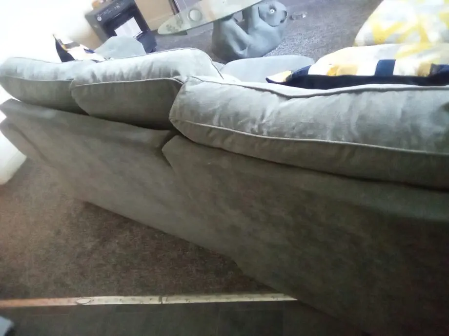 Grey corner sofa immaculate condition