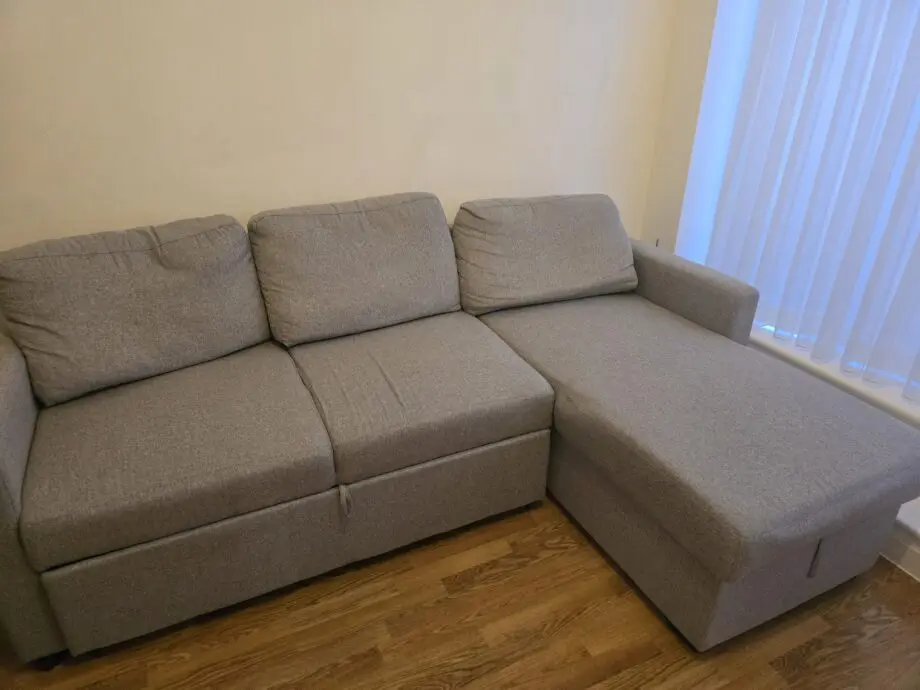 Habitat regard storage chaise sofa bed grey