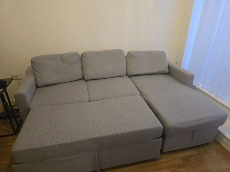 Habitat regard storage chaise sofa bed grey